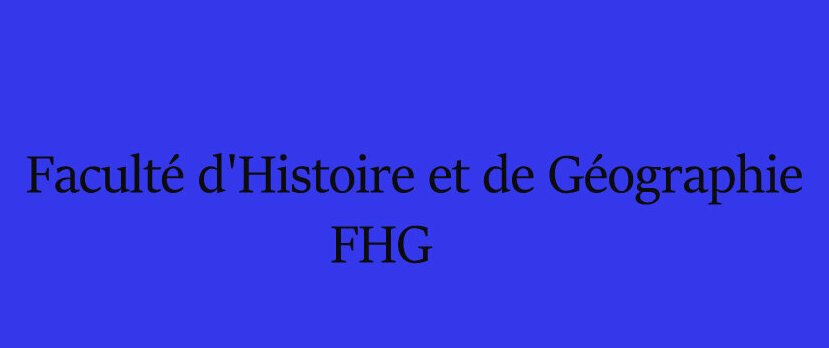 Facultad d’Histoire et Géographie